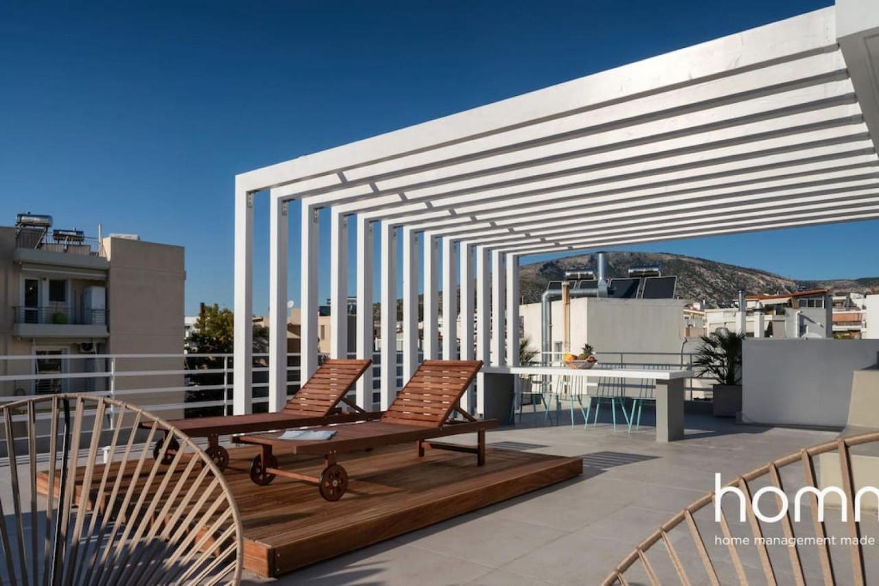 Brand New Homm Penthouse In Ano Glyfada, Dilou Atenas Exterior foto