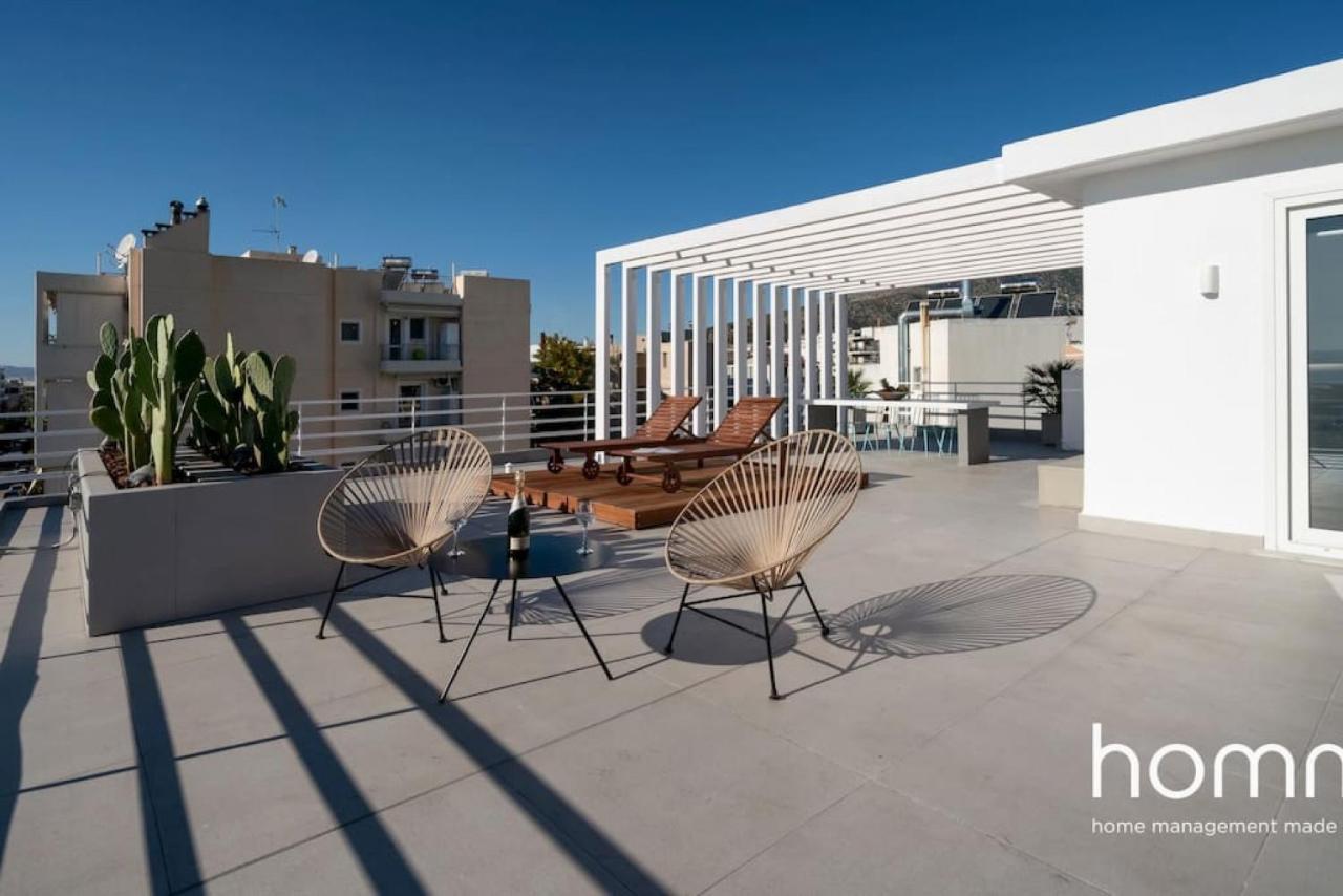 Brand New Homm Penthouse In Ano Glyfada, Dilou Atenas Exterior foto